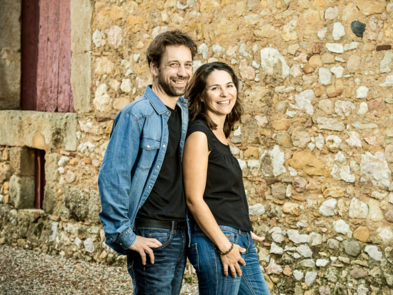 Domaine Flo Busch ©emmanuelperrin Flo Busch und Paola Ponsich © emmanuelperrin