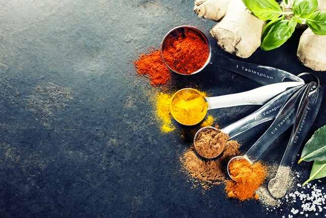 Herbs and spices selection