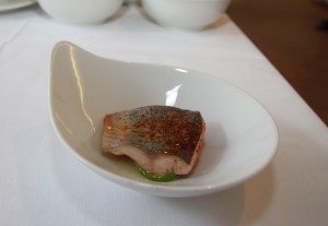 Saibling_Lardo_Dill-Vorspeise Philipp Liebisch_Foyer Ball der Gastronomie_s