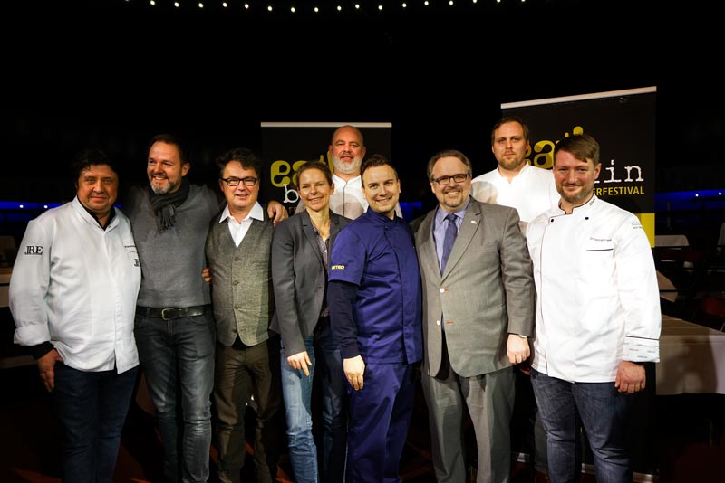 eat berlin 2018 PK Dressel, Mueller, Fruehsammers, Semmler, Raue, Moser, Glauert, Frank